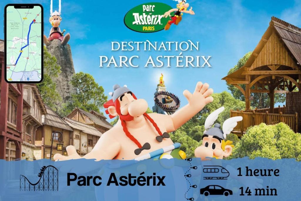شقة Smart House Airport Cdg, Asterix Louvres المظهر الخارجي الصورة