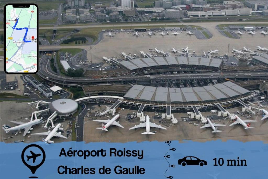 شقة Smart House Airport Cdg, Asterix Louvres المظهر الخارجي الصورة