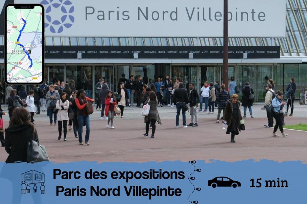 شقة Smart House Airport Cdg, Asterix Louvres المظهر الخارجي الصورة